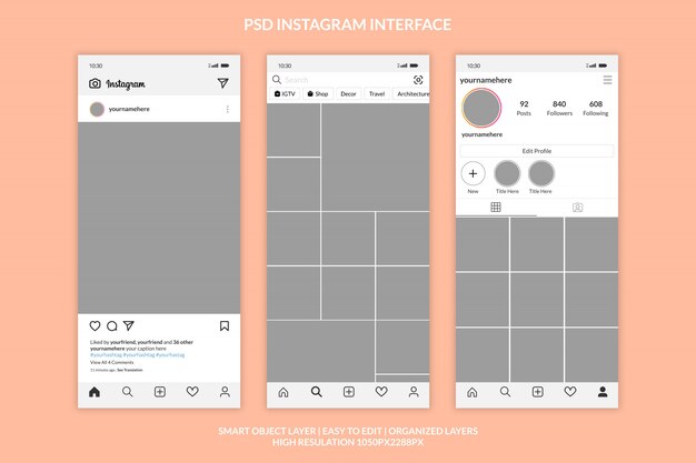 Download Instagram Mockup Images Free Vectors Stock Photos Psd