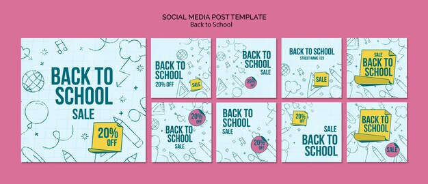 instagram posts collection for back to school