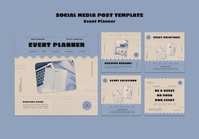 Instagram posts collection for event planner