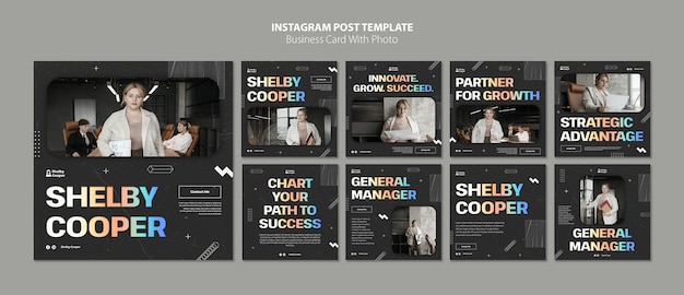 Free PSD instagram posts collection for professional business