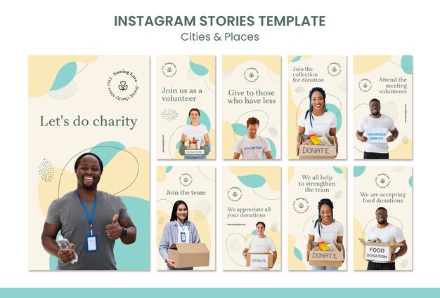 Сборник рассказов Instagram для благотворительности и пожертвований