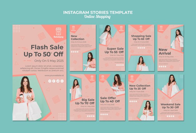 instagram stories collection for online shopping with sale