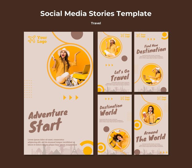 instagram stories collection for traveling adventure time