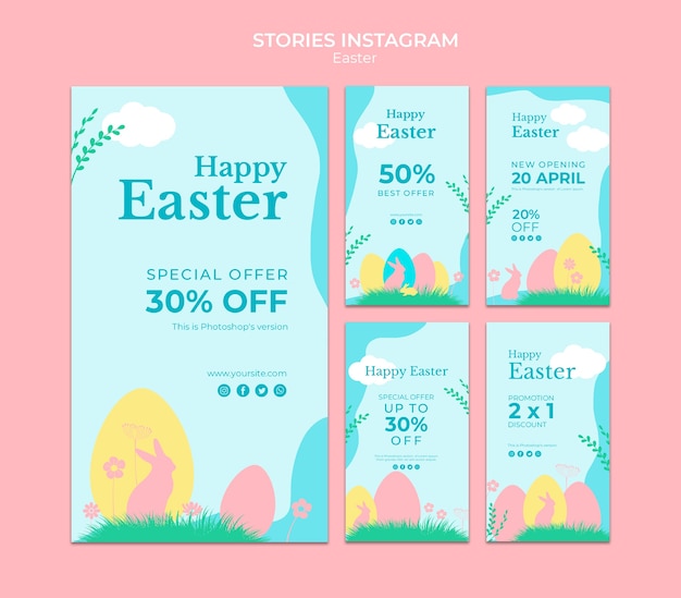 イースターセールのInstagramストーリー