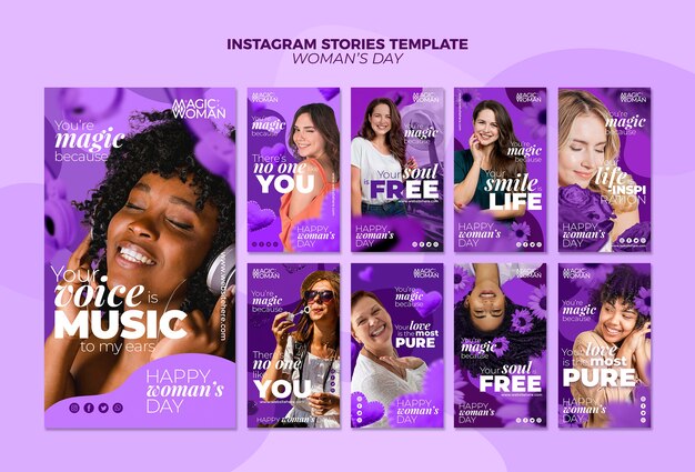 Instagram истории с женским днем