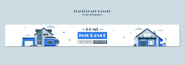 Free PSD insurance template design