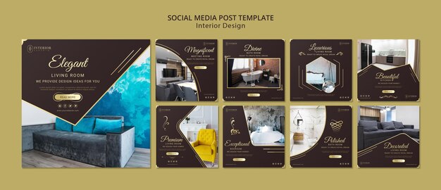 Download Free Psd Interior Design Social Media Post PSD Mockup Templates