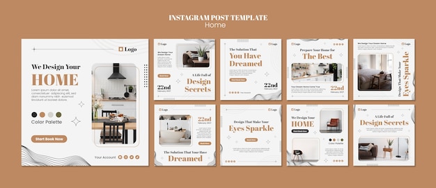 interior design template design