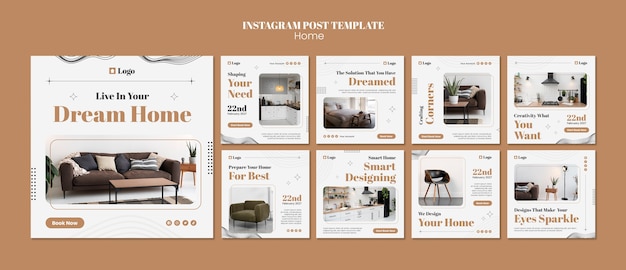 Free PSD interior design template design