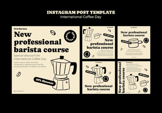 international coffee day instagram posts