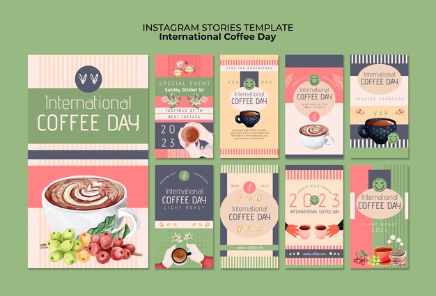 international coffee day instagram stories