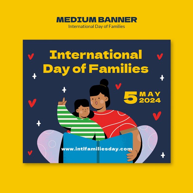 international day of families banner template