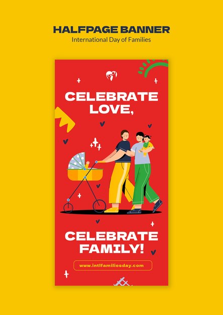 International day of families banner template