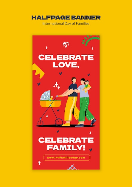 international day of families banner template