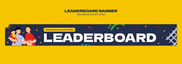 International day of families banner template