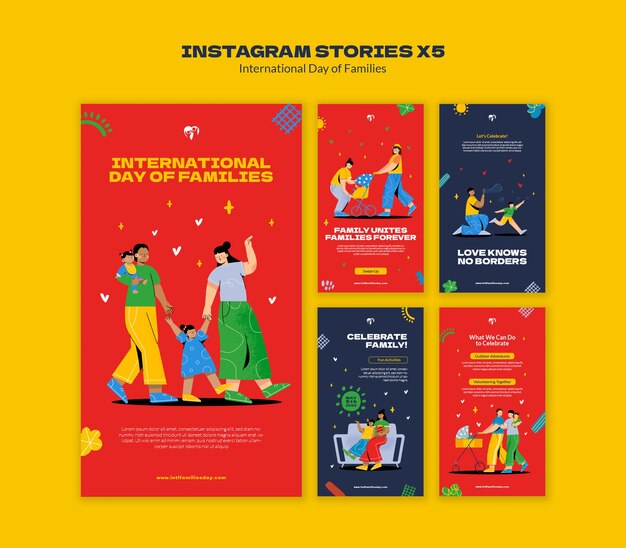 International day of families instagram stories