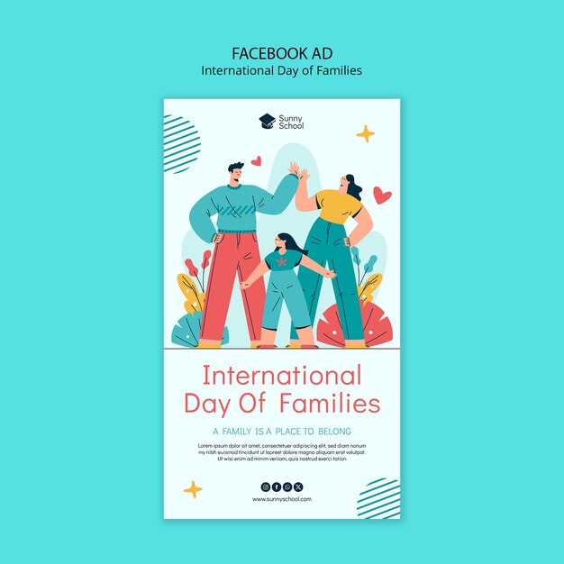 international day of families template design