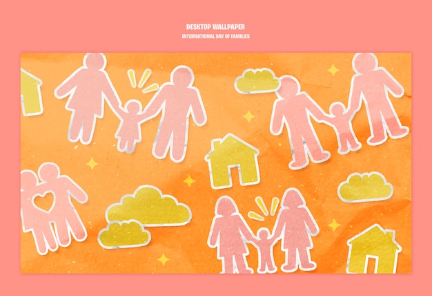 International day of families template design