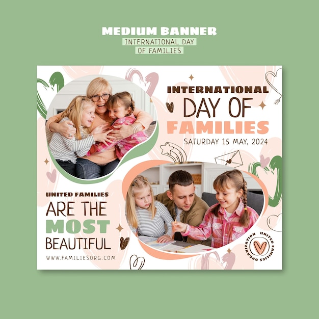 International day of families template design