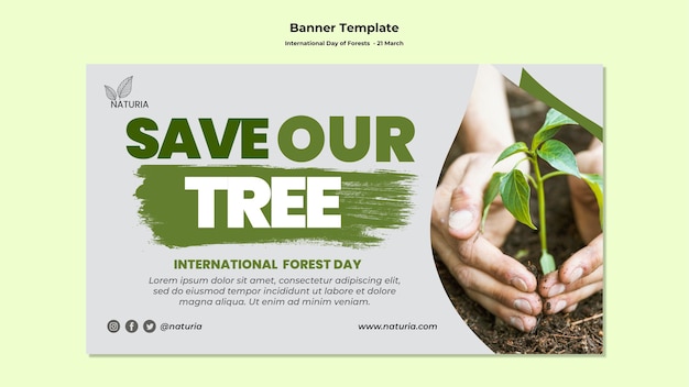 International forest day banner