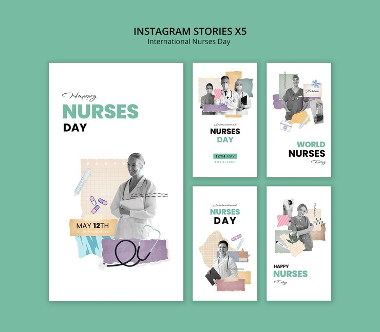 Free PSD international nurses day template