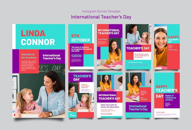 International teacher's day instagram stories