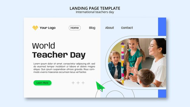 International teachers day landing page