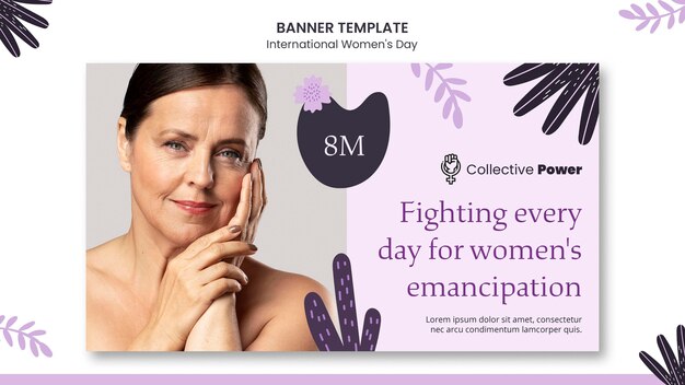 International women day banner