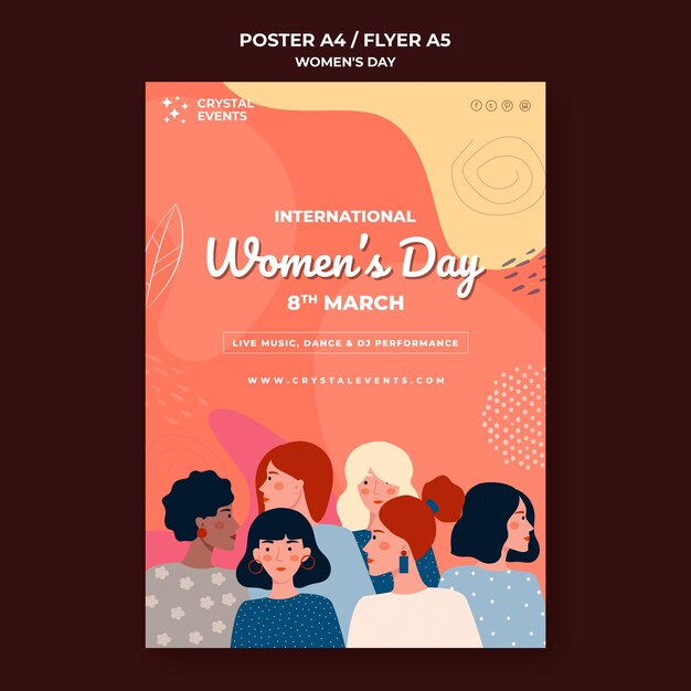 international women day flyer
