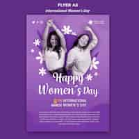 Free PSD international women day flyer