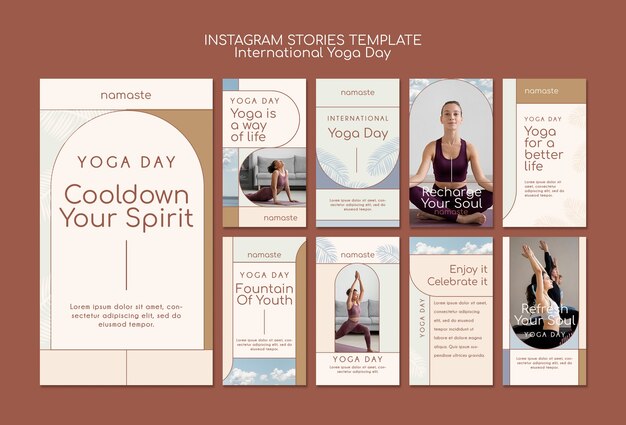 international yoga day instagram stories