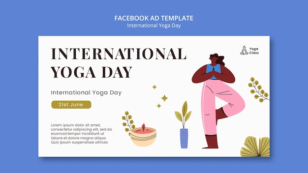 Design del modello international yoga day