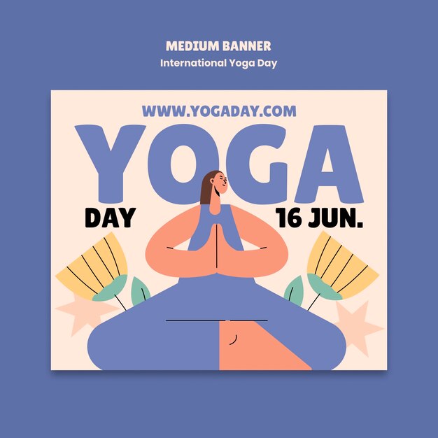 International yoga day template