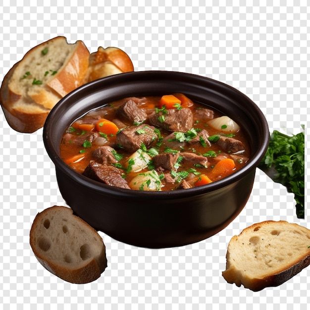 Free PSD irish stew isolated on transparent background