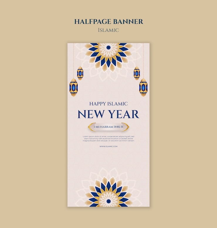Free PSD islamic event celebration template