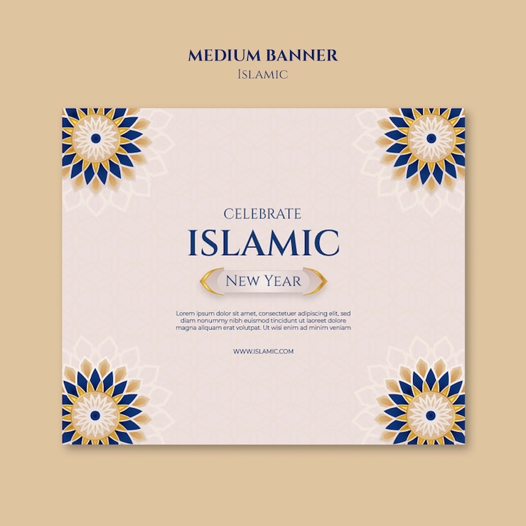 Free PSD islamic event celebration template