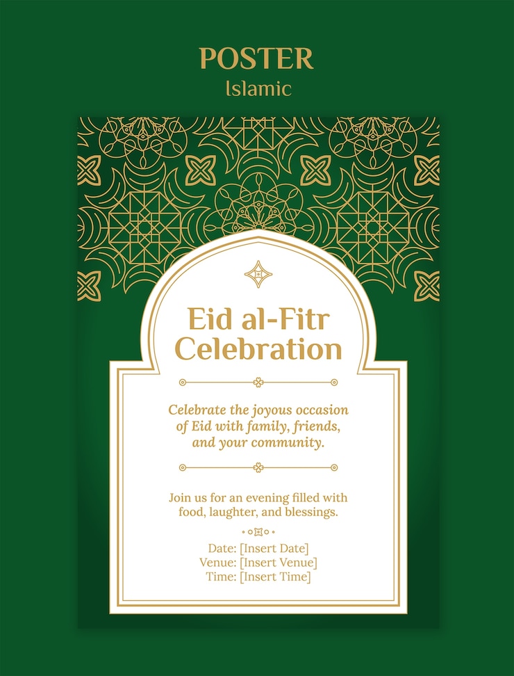 Free PSD islamic fest celebration template