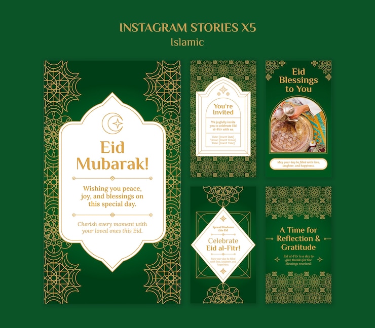 Free PSD islamic fest celebration template