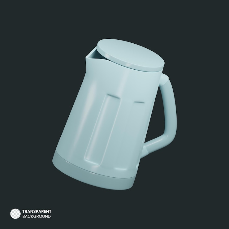 Free PSD isolated 3d hot water flask icon