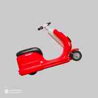 PSD gratuito icona scooter 3d isolata