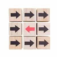 Free PSD isolated arrow pointing direction