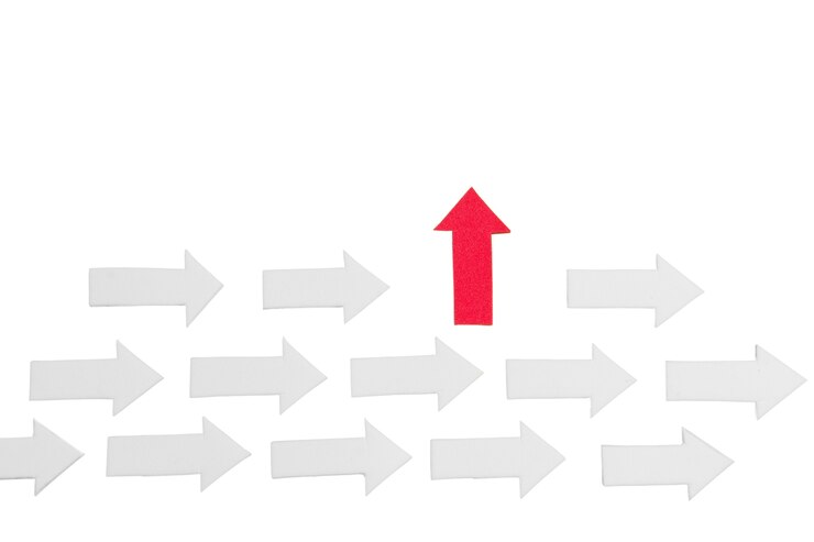Free PSD isolated arrow pointing direction