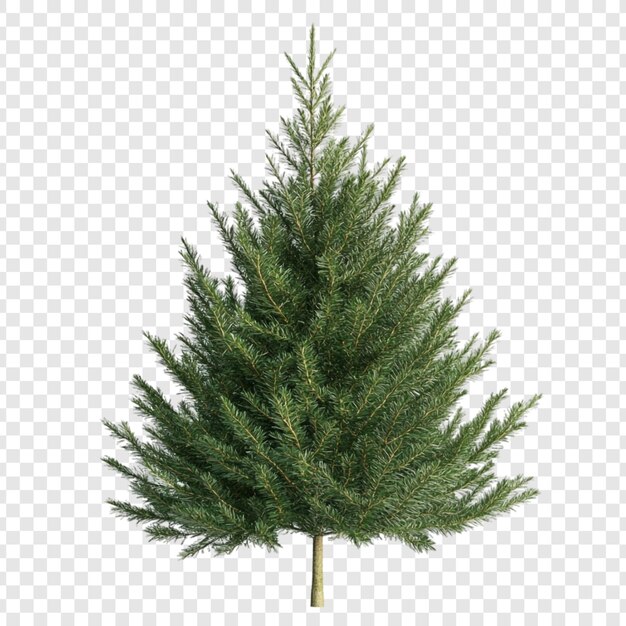3Dレンダリングのリュッシュなクリスマスツリー