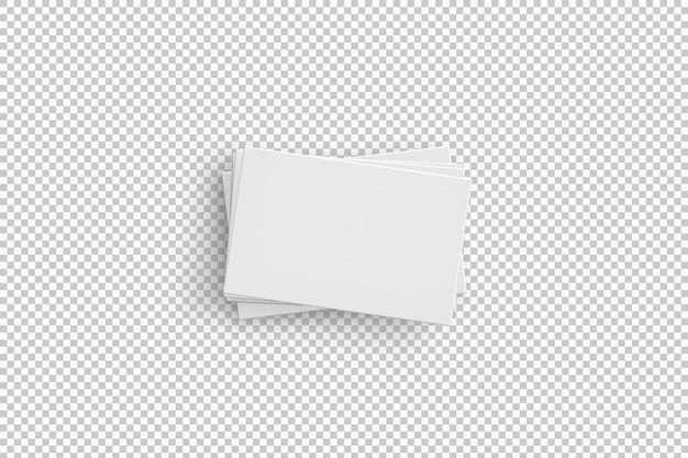 Free PSD isolated pack of business cards