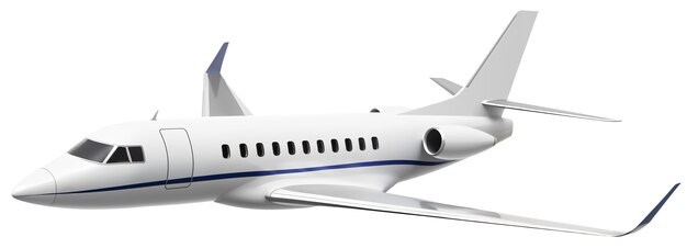 Isolated plane details