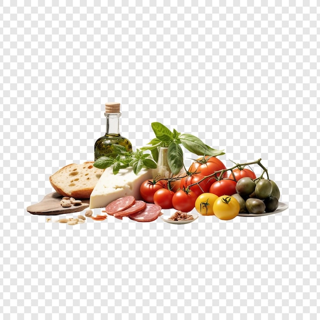 Ital isolated on transparent background