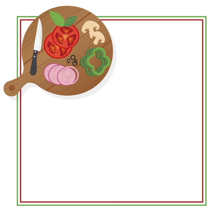 Free PSD italian food illustration isolated