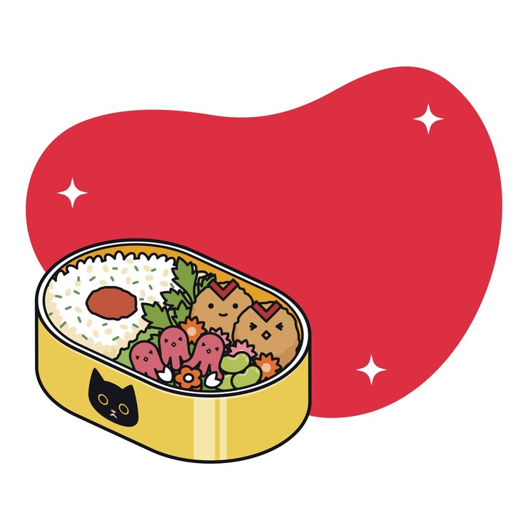 Free PSD japanese food illustration isolated