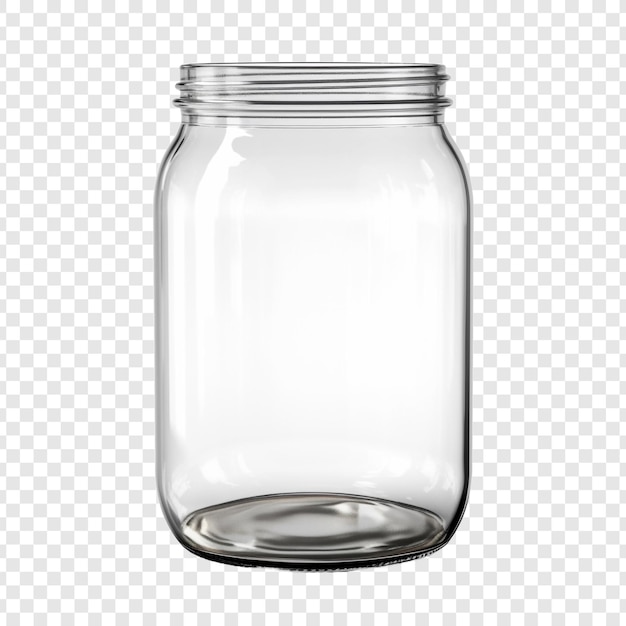 Free PSD jar isolated on transparent background