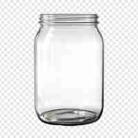 Free PSD jar isolated on transparent background